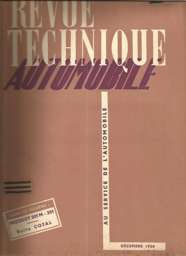 Revue technique rta peugeot - ,