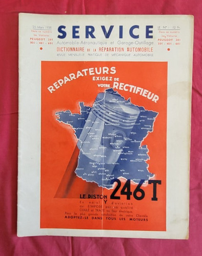 Service 1938 étude - , 03-1938
